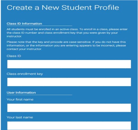 Turnitin - Create User Profile1